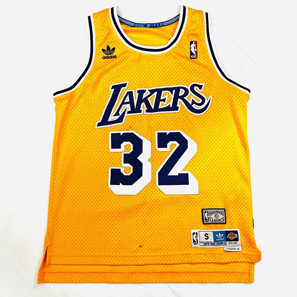 Adidas Mens S Lakers Hardwood Classics Magic Johnson Jersey Mens Gold